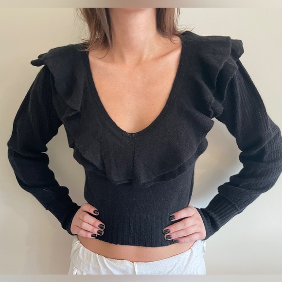 Free People Rhia cashmere pullover sweater NWOT - Picture 2 of 7